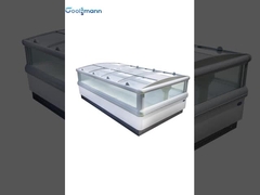 자동인 오픈 데크 슈퍼마켓 디스플레이 냉동기 1900L은 2를 녹입니다 . 05m 높이